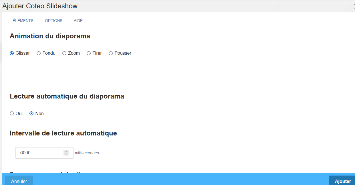 Ajouter Coteo Slideshow Options (trad).png